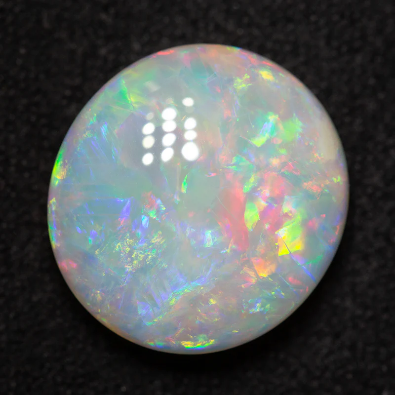 4.91 ct white opal 12.5x11.5x5 mm - Image 2