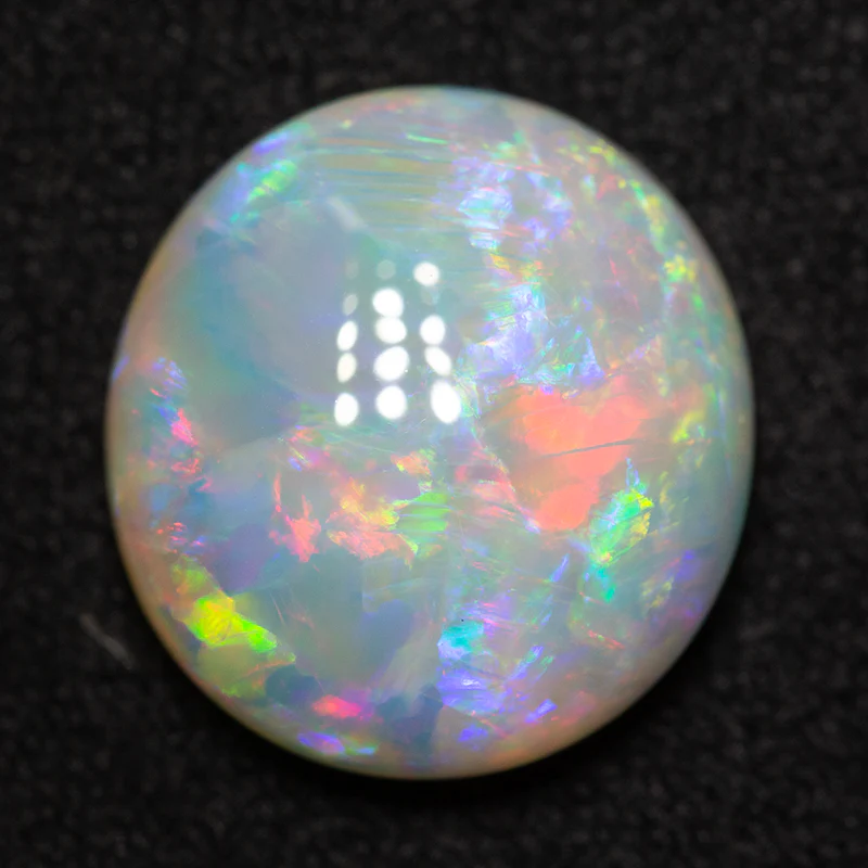 4.91 ct white opal 12.5x11.5x5 mm - Image 4