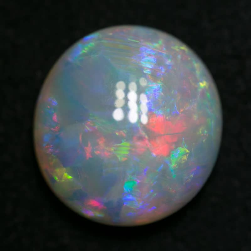 4.91 ct white opal double sided 12.5x11.5x5mm - Image 3