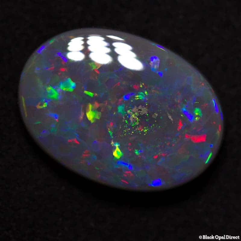 4.92 ct semi black opal 14.5x10.5x4.5mm - Image 3