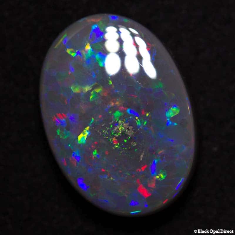 4.92 ct semi black opal 14.5x10.5x4.5mm - Image 4