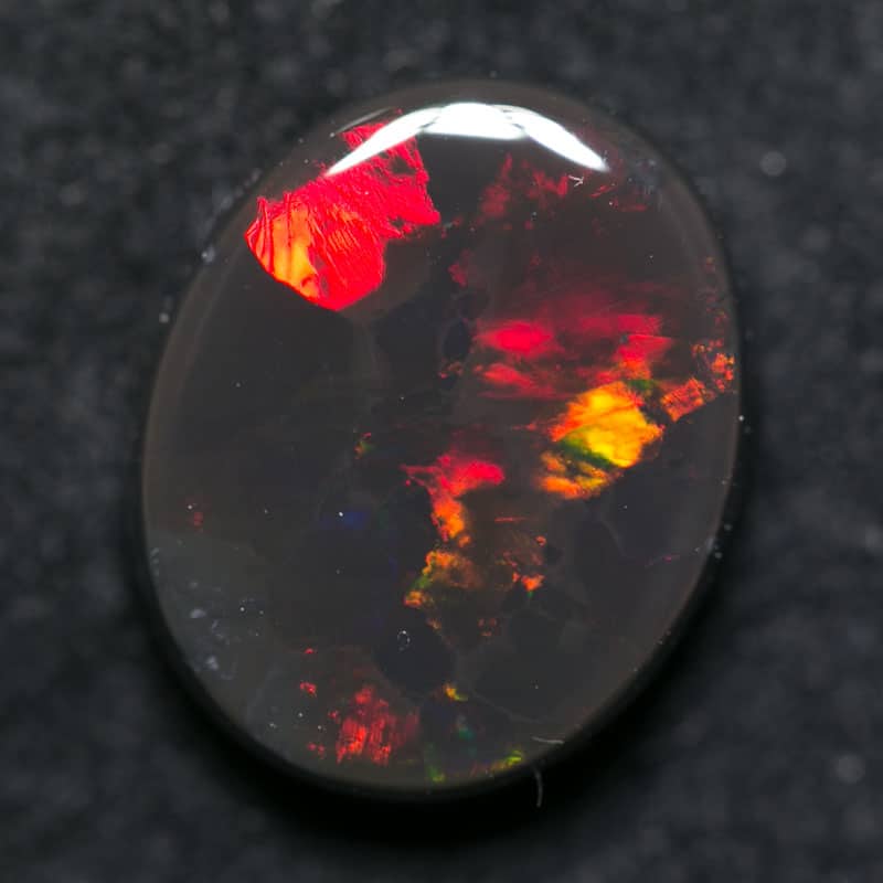 4.97 ct black opal 14x11x4.5mm - Image 4