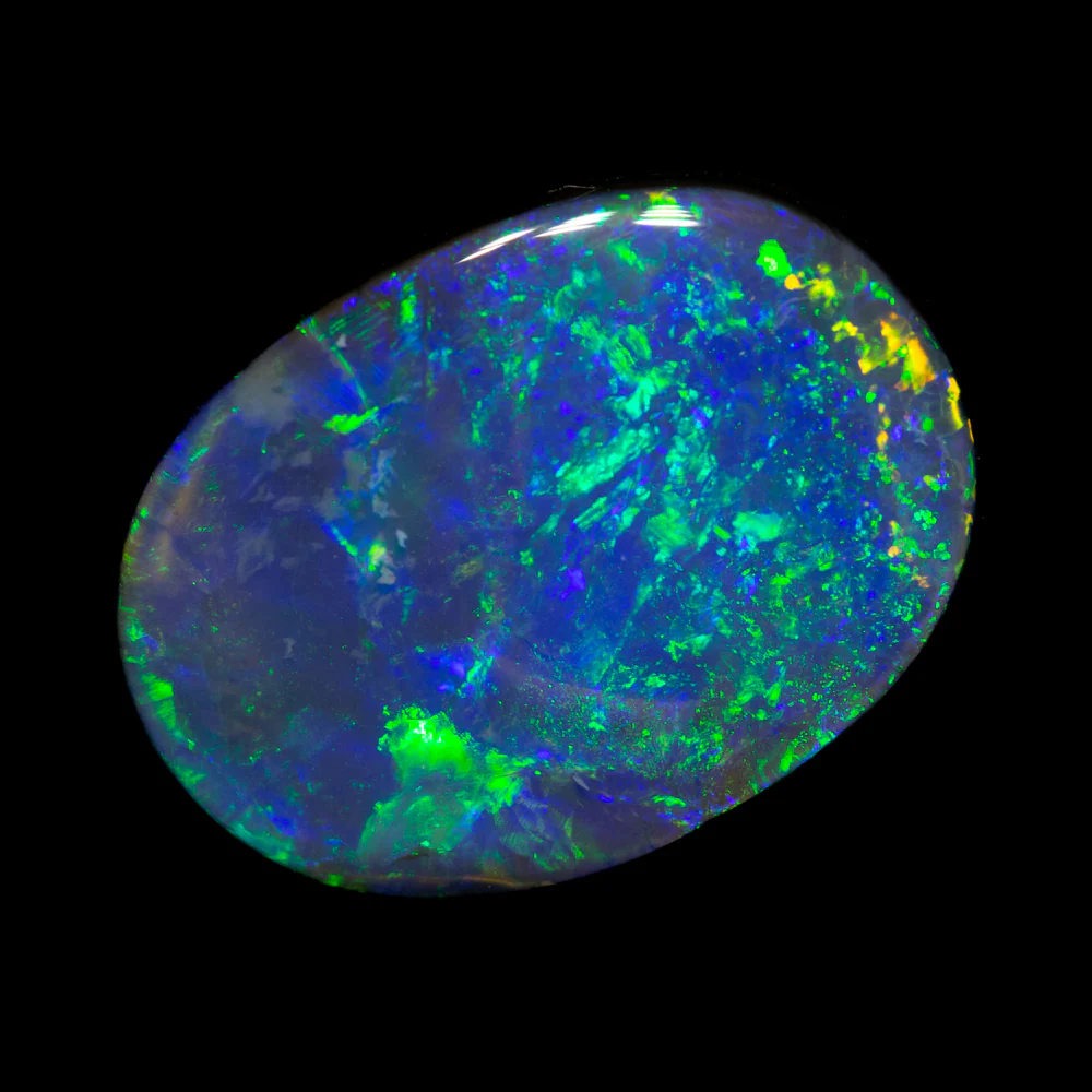 4.99 ct black opal 14.1x10.3x4.8mm - Image 2