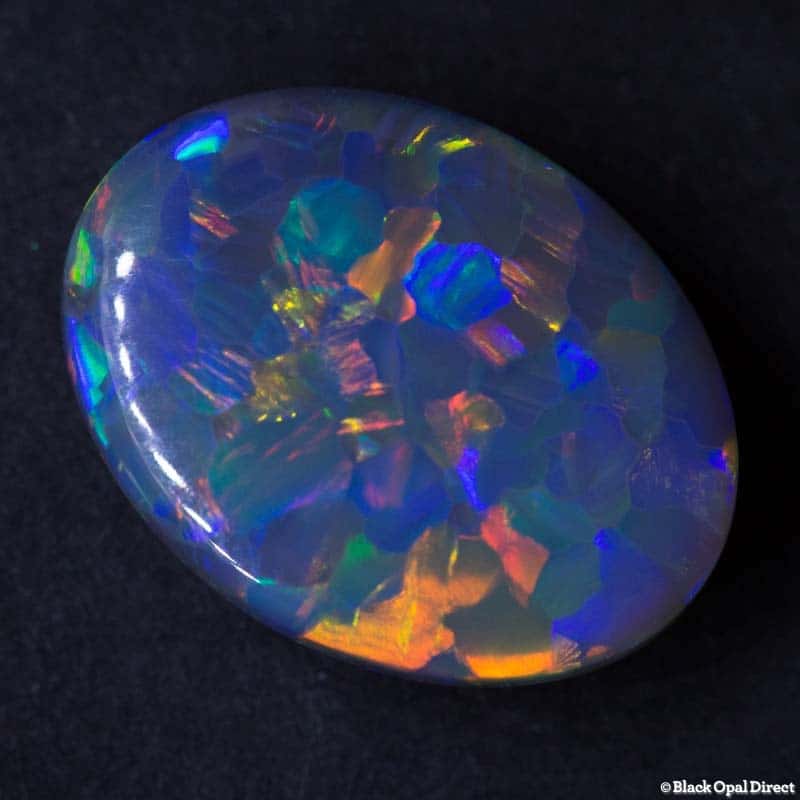 4.99 ct black opal 15x12x5mm - Image 3
