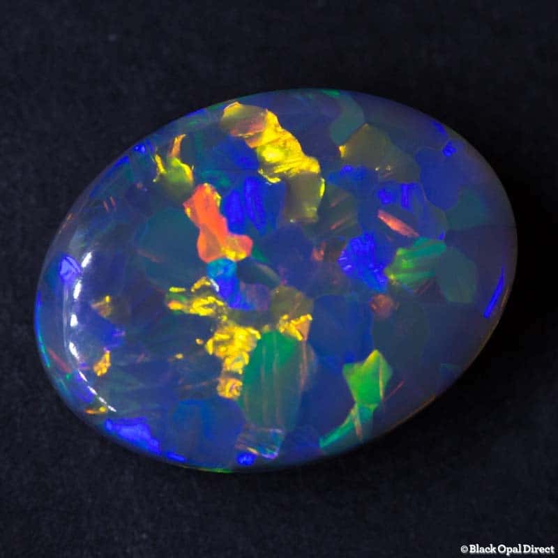 4.99 ct black opal 15x12x5mm - Image 4