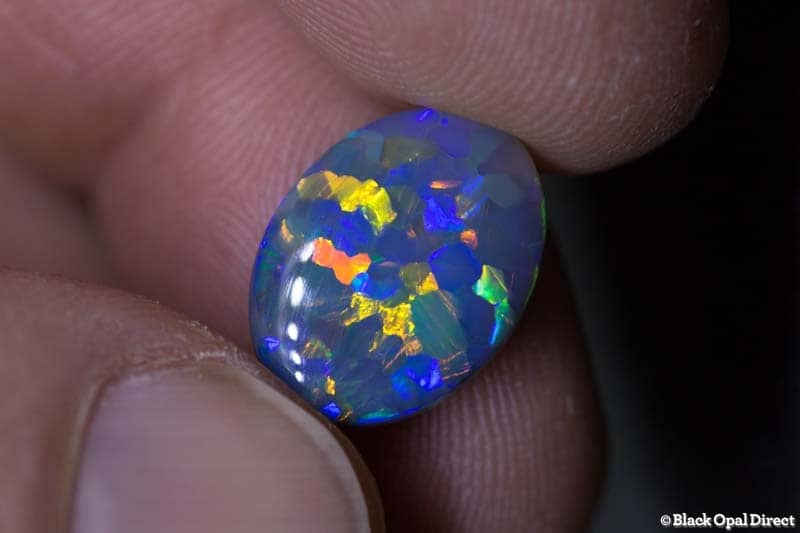 4.99 ct black opal 15x12x5mm - Image 6