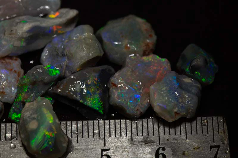 43 ct rough opal parcel 14pc - Image 2