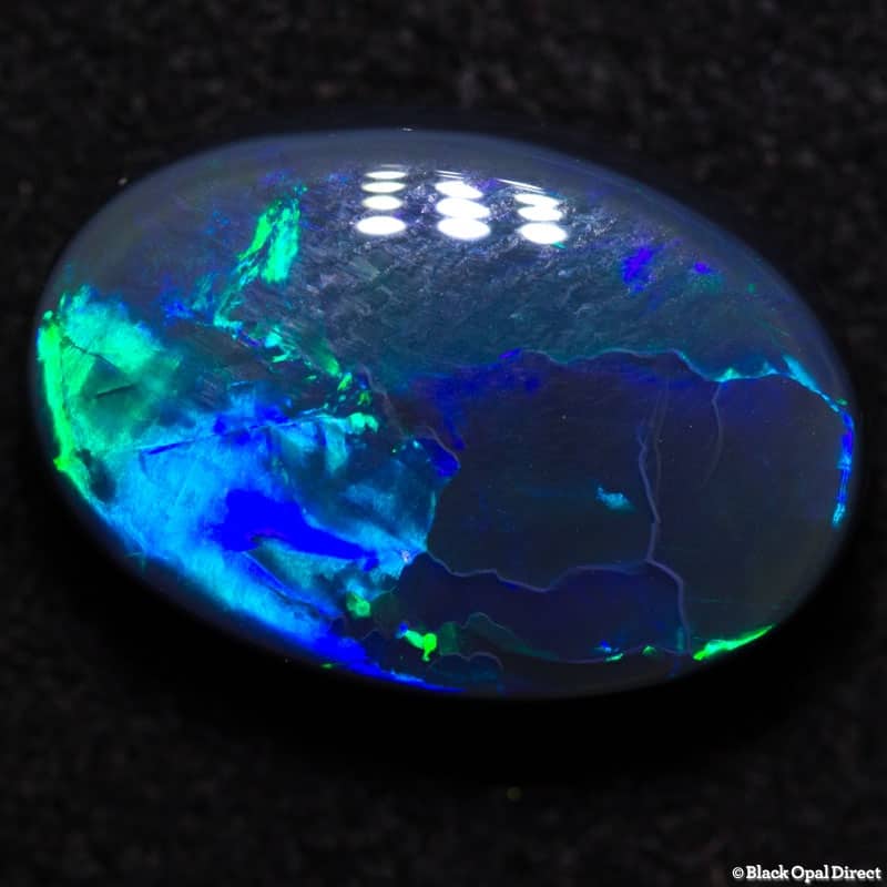 5.00 ct black opal 14x10x5mm - Image 4