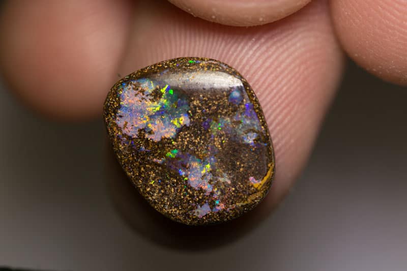 5.00 ct boulder opal 15x13x3mm - Image 2