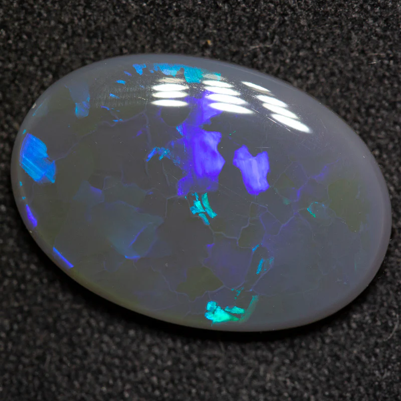 5.01 ct black opal 17.4x12x3.7mm - Image 3