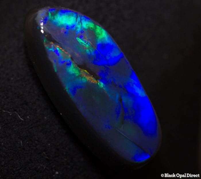 5.02 ct baroque gem black opal 18.5x8.5x4mm - Image 4