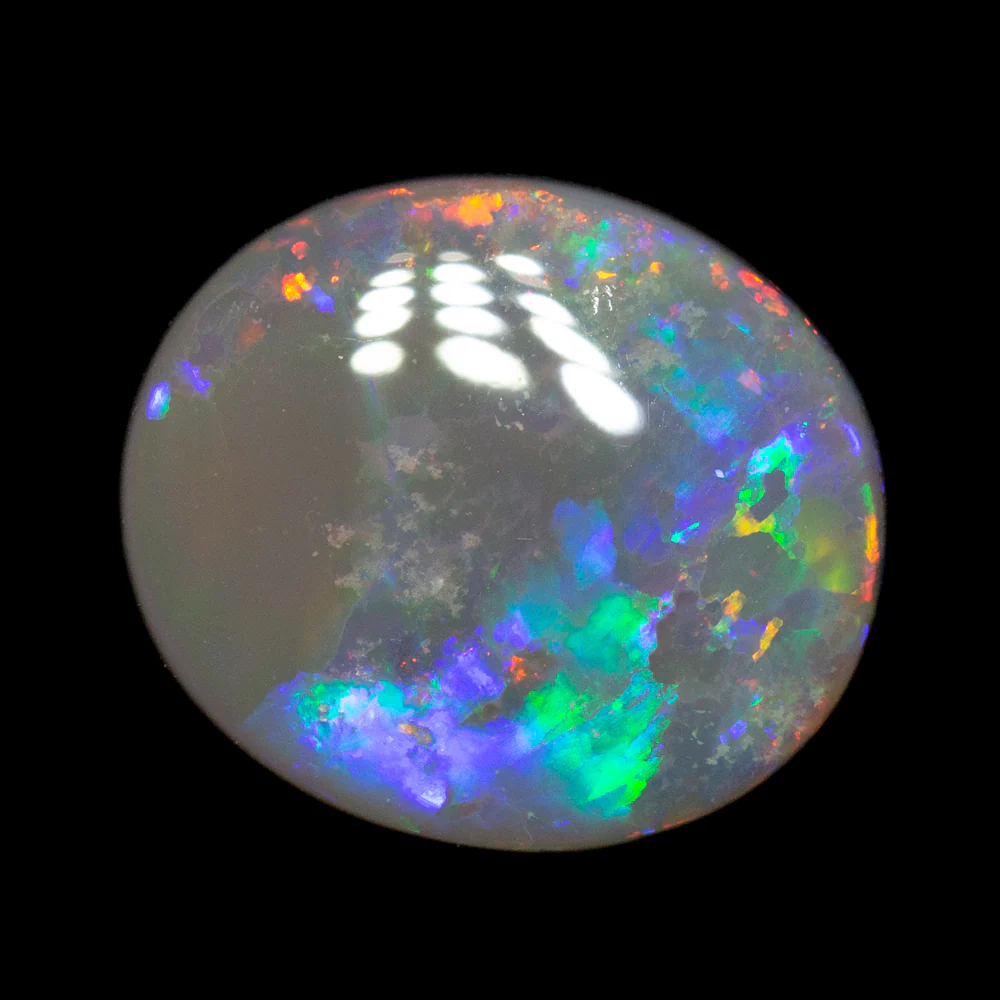 5.04 ct dark opal 13.2x11.4x5mm - Image 2
