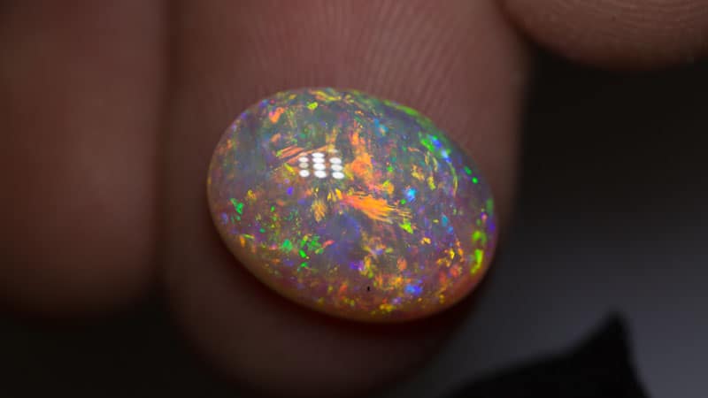 5.10 ct gem crystal opal 15x11.2x5mm - Image 3