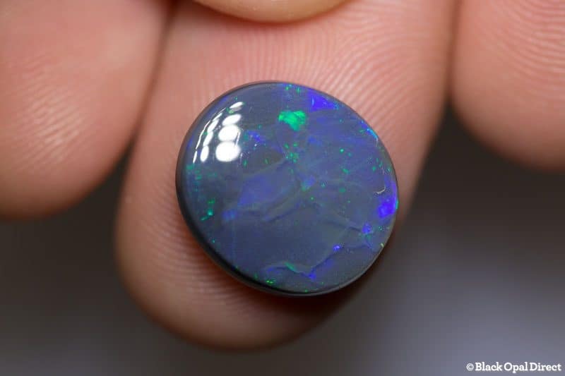 5.11 ct black opal 15x13x4mm - Image 2