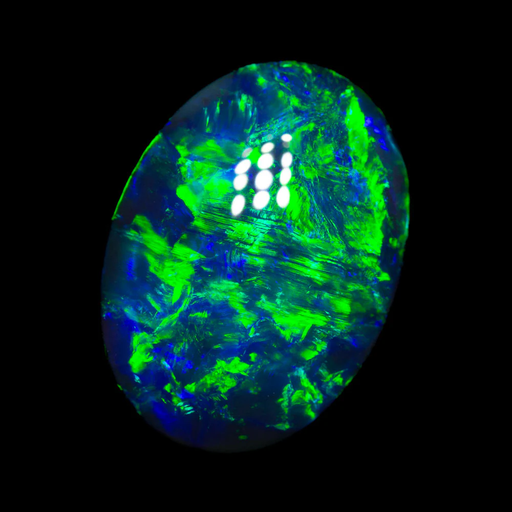 5.11 ct gem black opal 13.4x9.8x6.2mm - Image 2