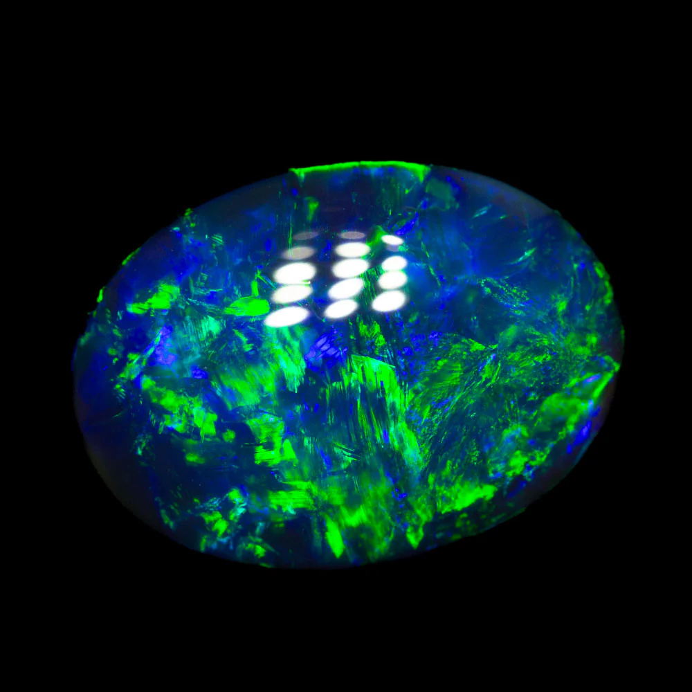 5.11 ct gem black opal 13.4x9.8x6.2mm - Image 4