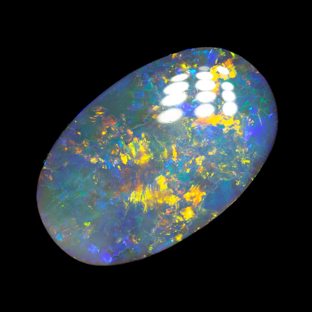 5.20 ct dark opal 19.5x12.4x3.1mm - Image 2