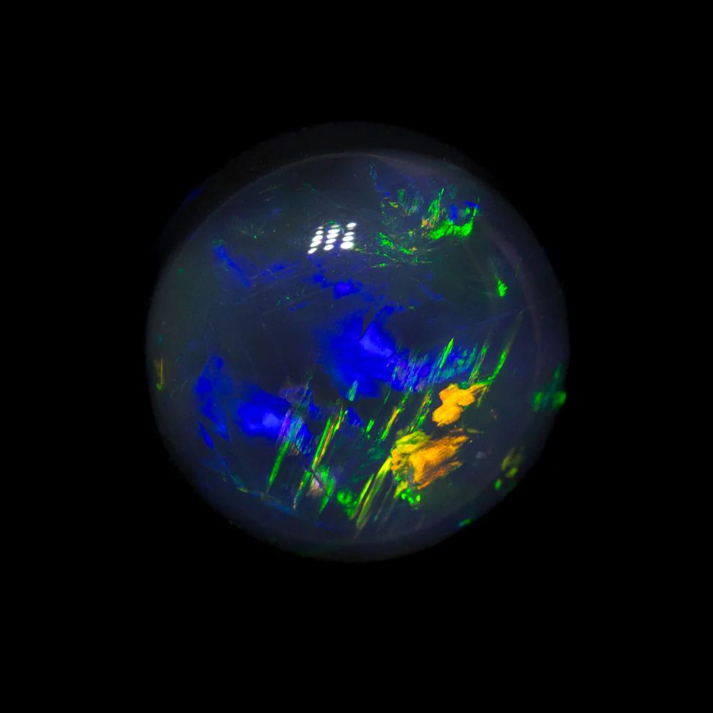 5.23 ct black opal 11.5x11.4x6.3mm - Image 2