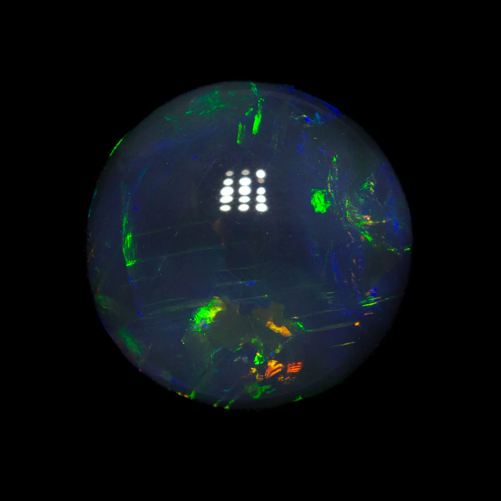 5.23 ct black opal 11.5x11.4x6.3mm - Image 4
