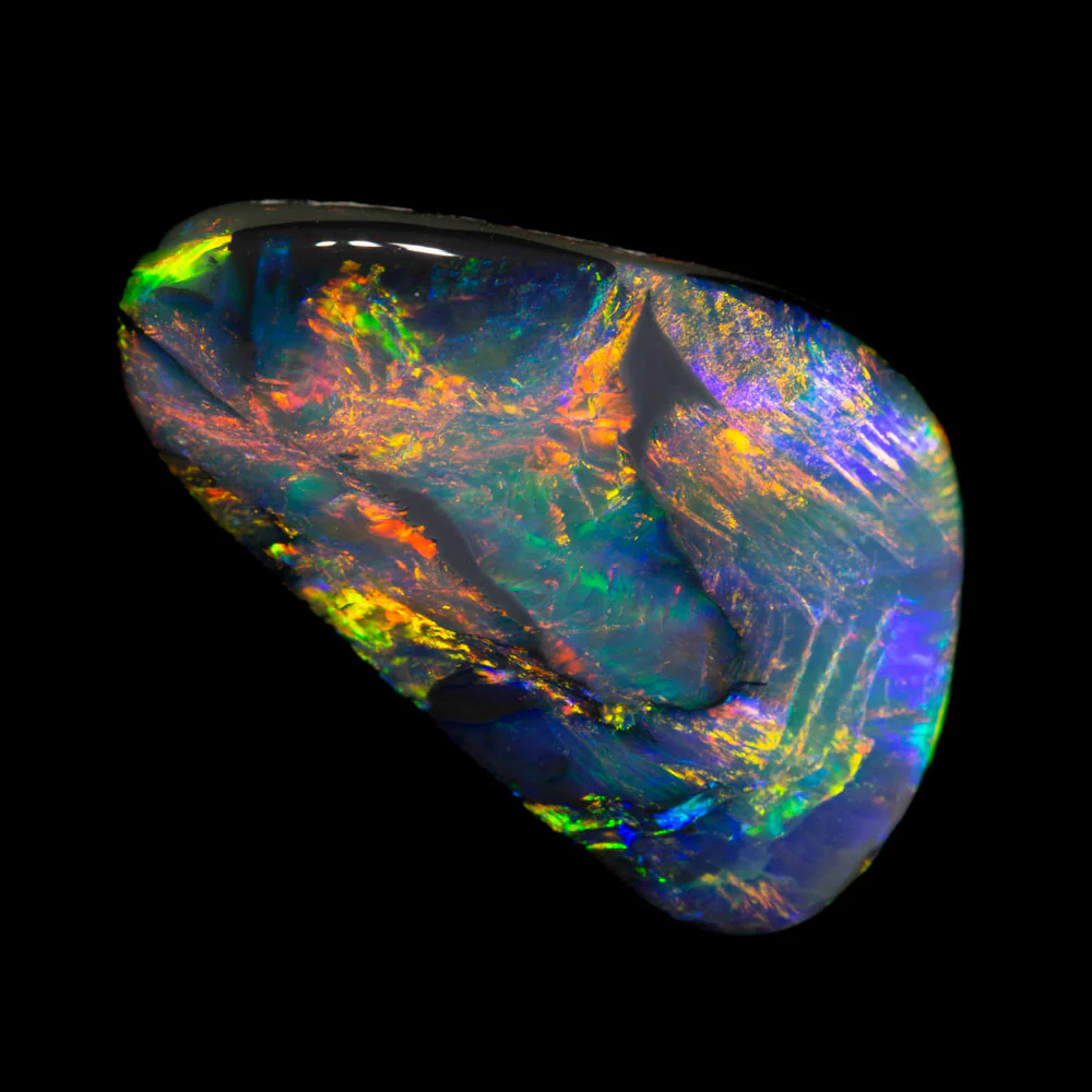 5.28 ct dark opal 17.5x10.8x5mm - Image 2