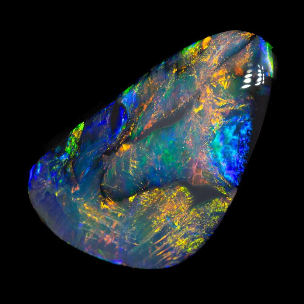5.28 ct dark opal 17.5x10.8x5mm - Image 3