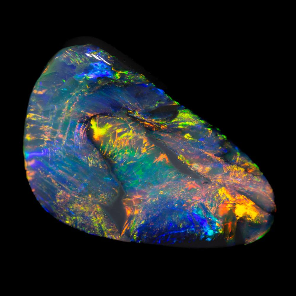 5.28 ct dark opal 17.5x10.8x5mm - Image 4