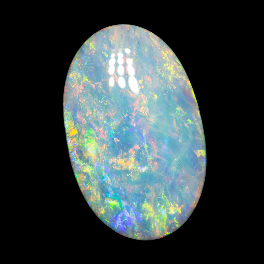 5.29 ct white opal 19x12x3.1mm - Image 2