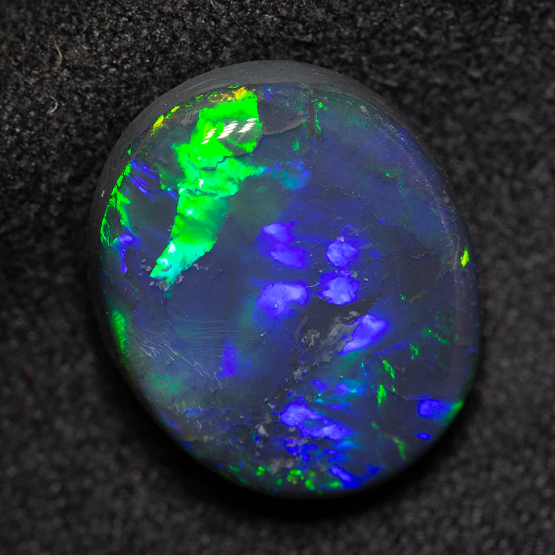 5.37 ct black opal 13x11x5.5mm - Image 2