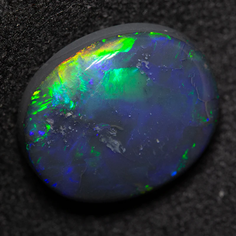 5.37 ct black opal 13x11x5.5mm - Image 3