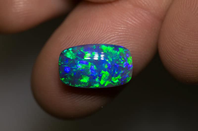 5.40 ct gem black opal cushion 14x9x6mm - Image 3