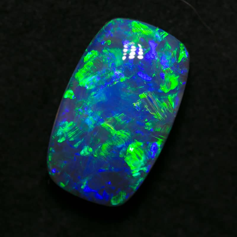 5.40 ct gem black opal cushion 14x9x6mm - Image 5