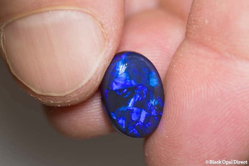 5.41 ct black opal 14x10x6mm - Image 2
