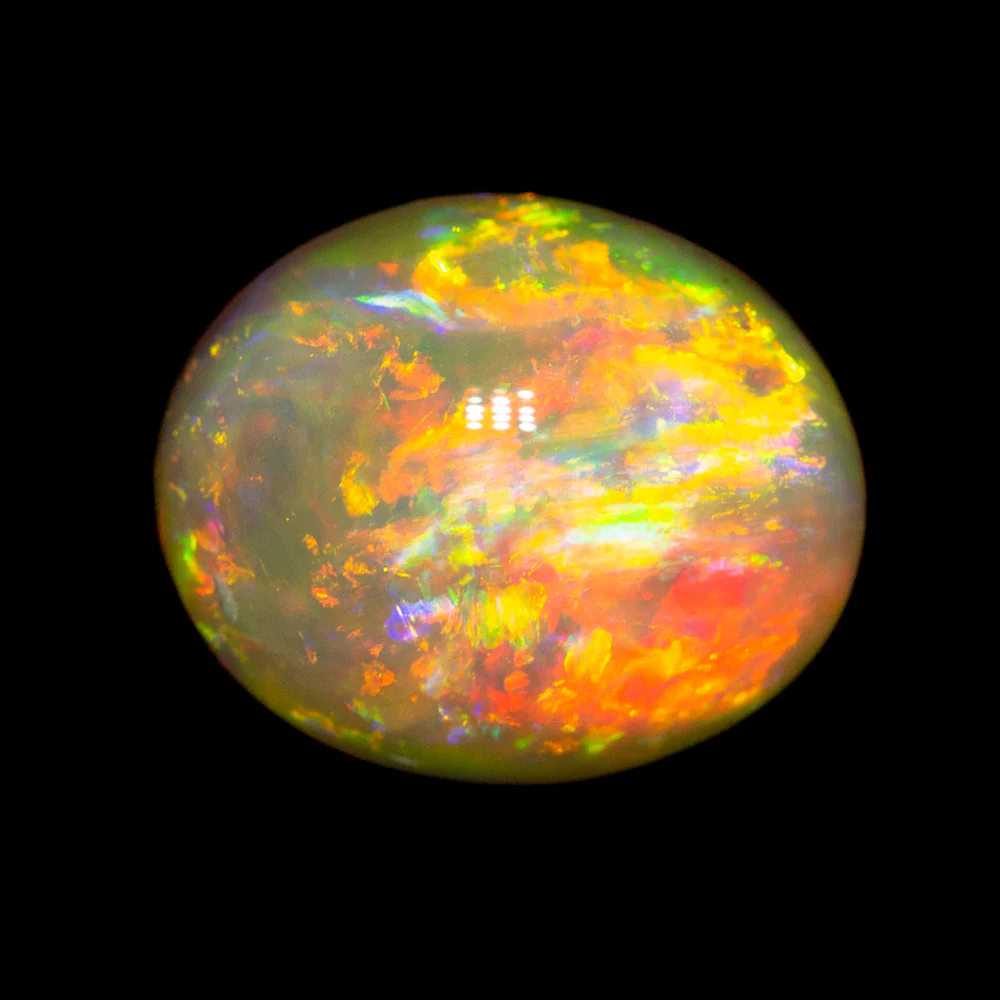 5.41 ct gem crystal opal 12x9.7x7.7mm - Image 2