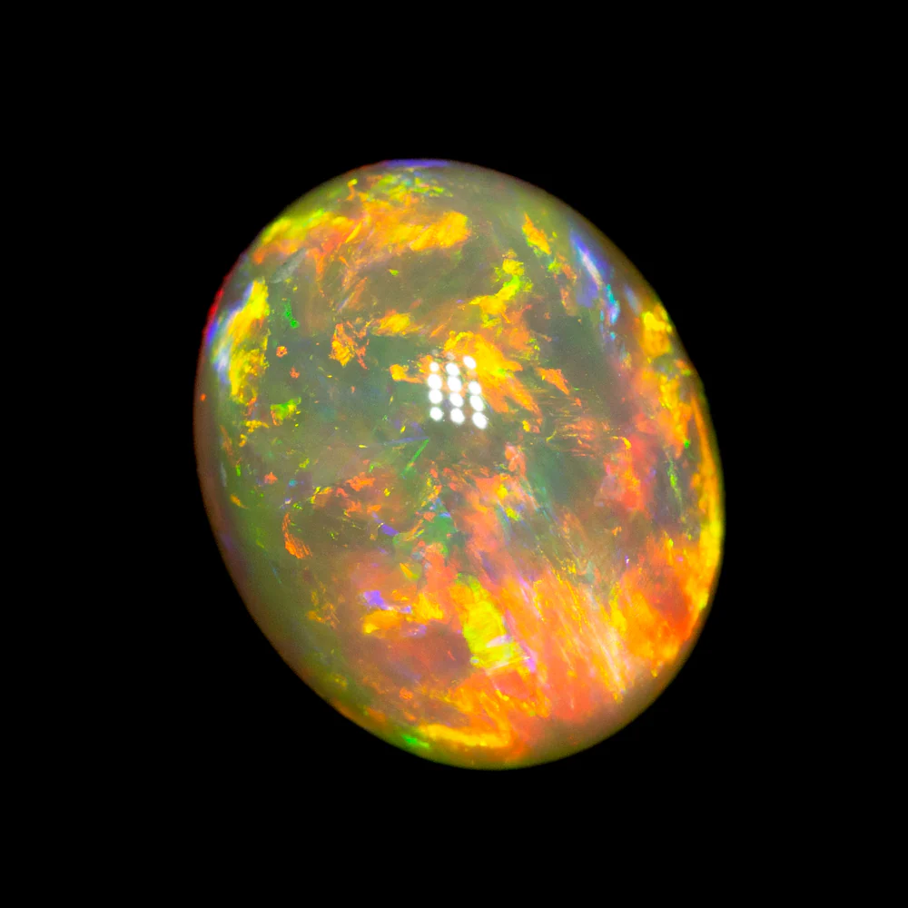 5.41 ct gem crystal opal 12x9.7x7.7mm - Image 3