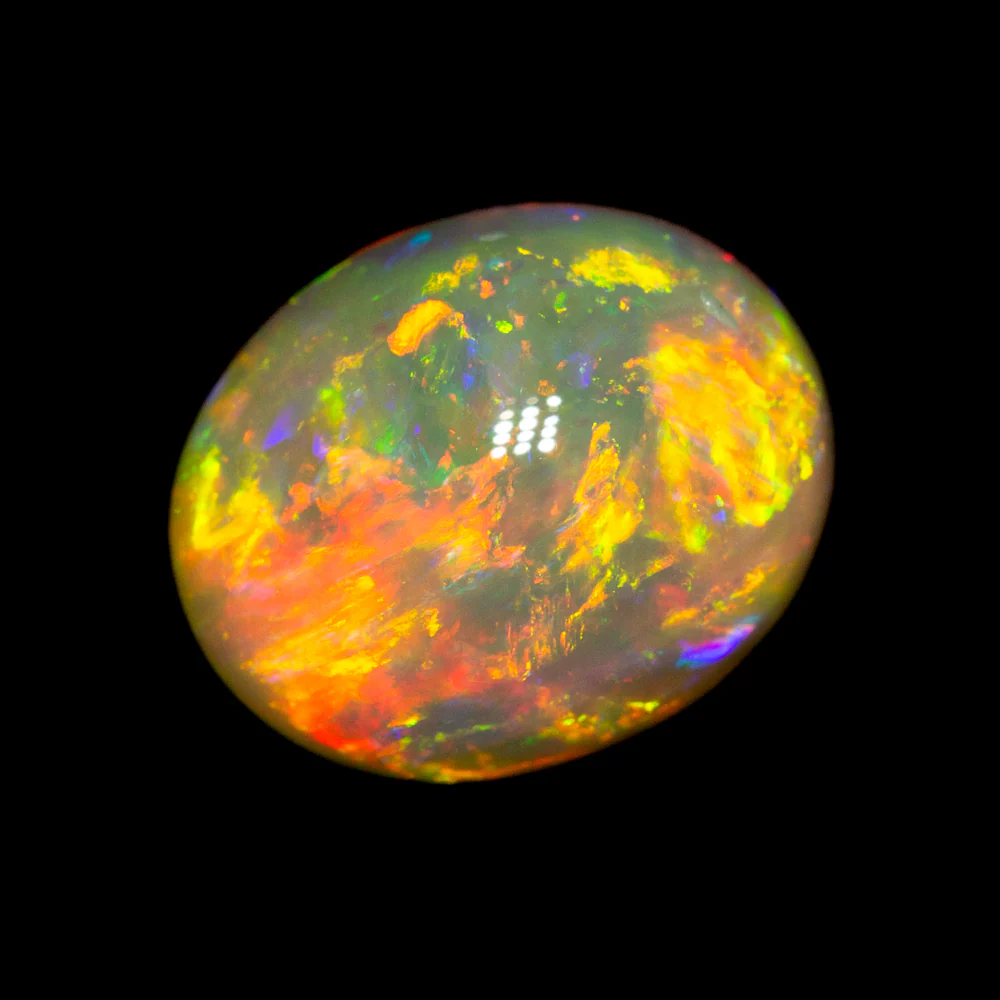 5.41 ct gem crystal opal 12x9.7x7.7mm - Image 4