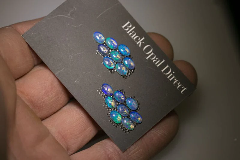 5.43 ct crystal opal suite 6x4.1mm 16 pieces - Image 5