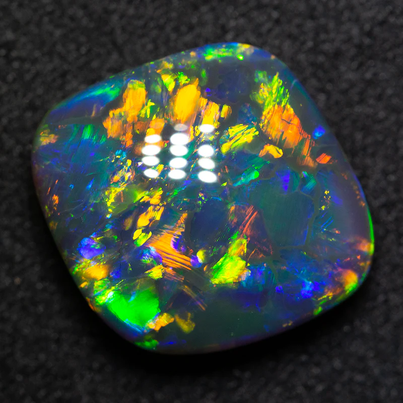 5.46 ct black opal 14x12.4x5.8mm - Image 2
