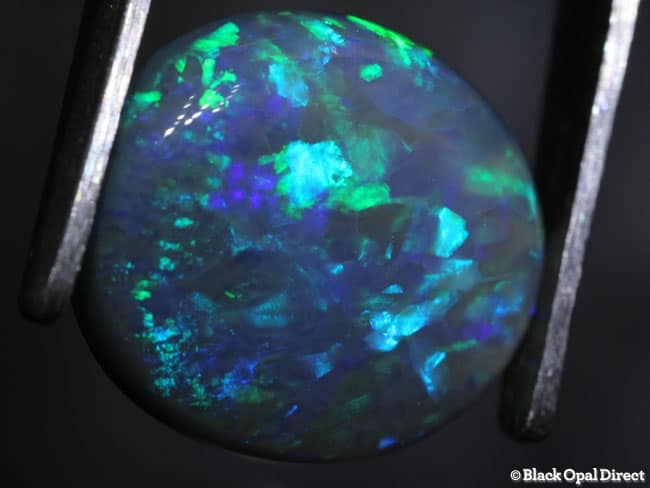 5.49 ct semi black opal 13.5x12.5x5mm - Image 6