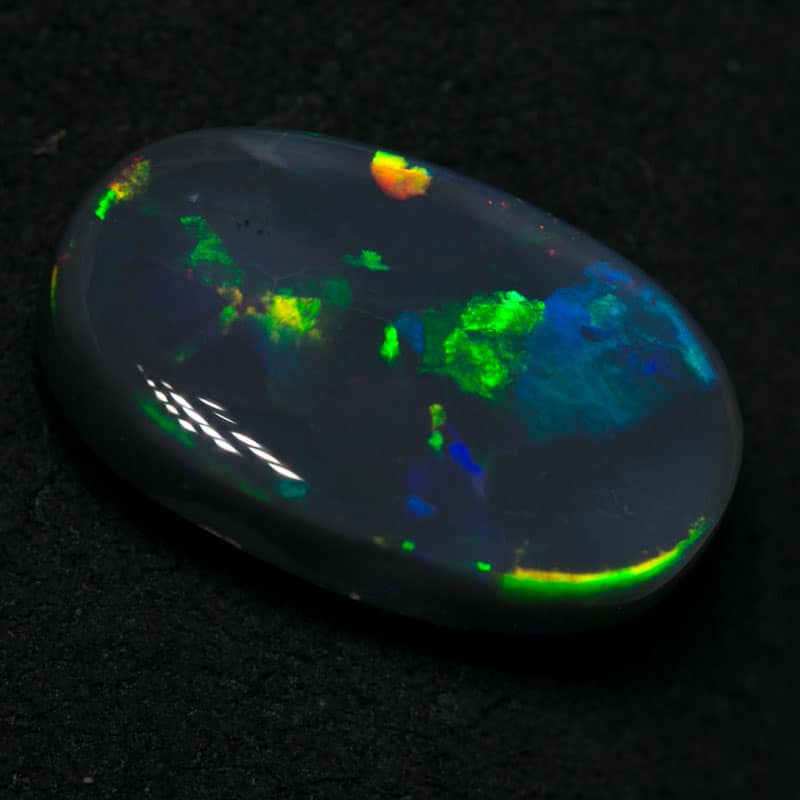 5.52 ct black opal 15x9x5mm - Image 4