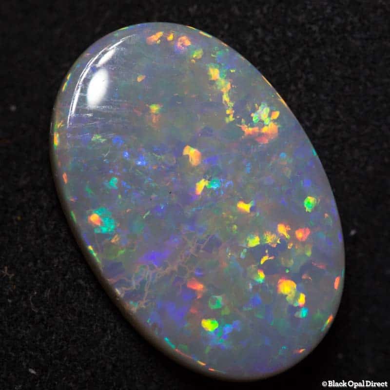 5.53 ct semi black opal 18x12x3mm - Image 3