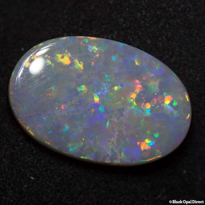 5.53 ct semi black opal 18x12x3mm - Image 4