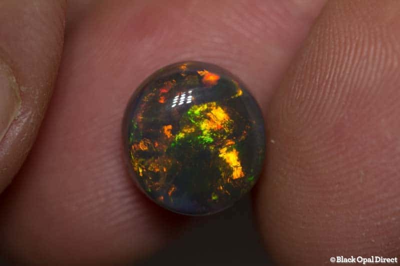 5.60 ct semi black opal 11x10x7mm - Image 4