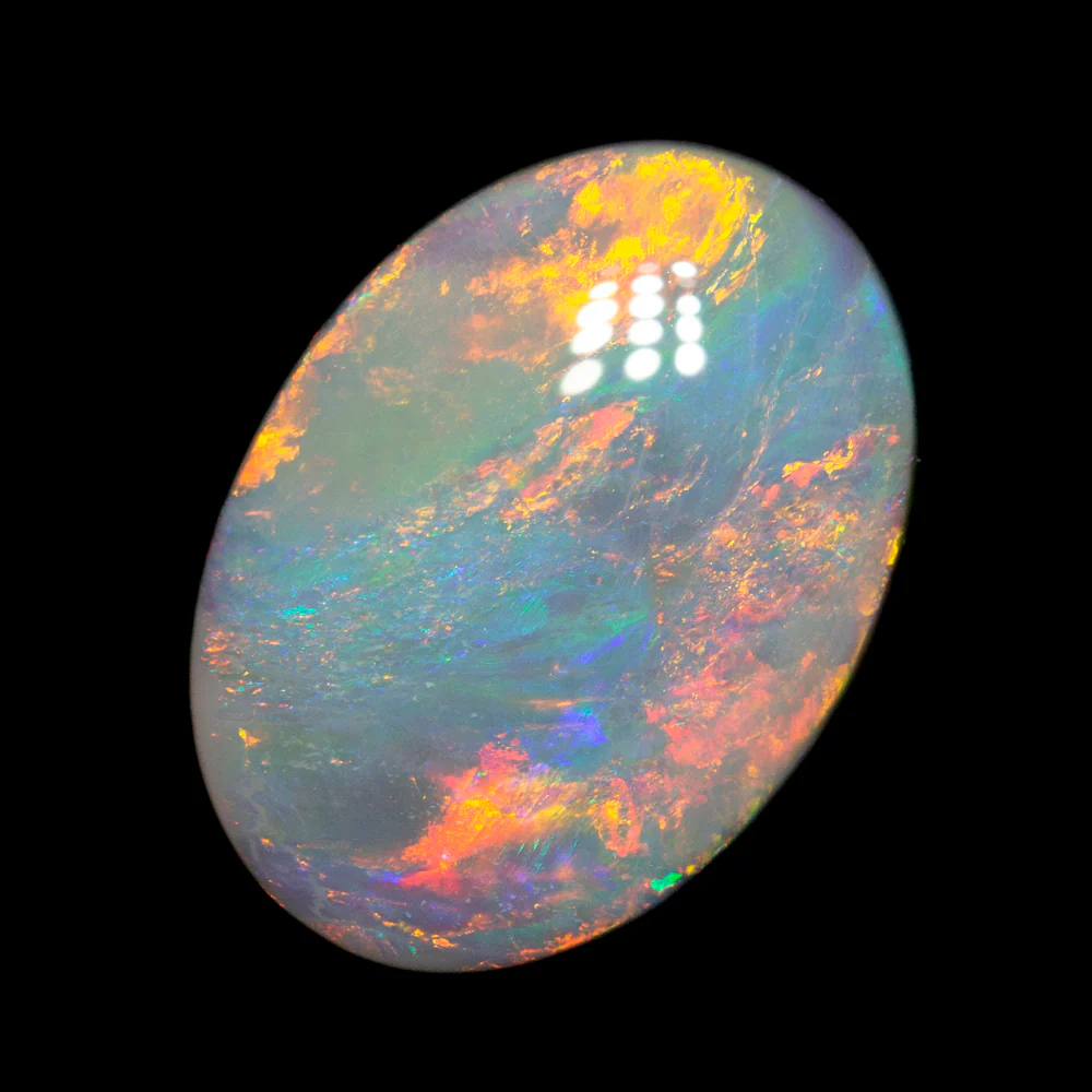 5.61 ct dark opal 15.6x11.3x4.5mm - Image 2