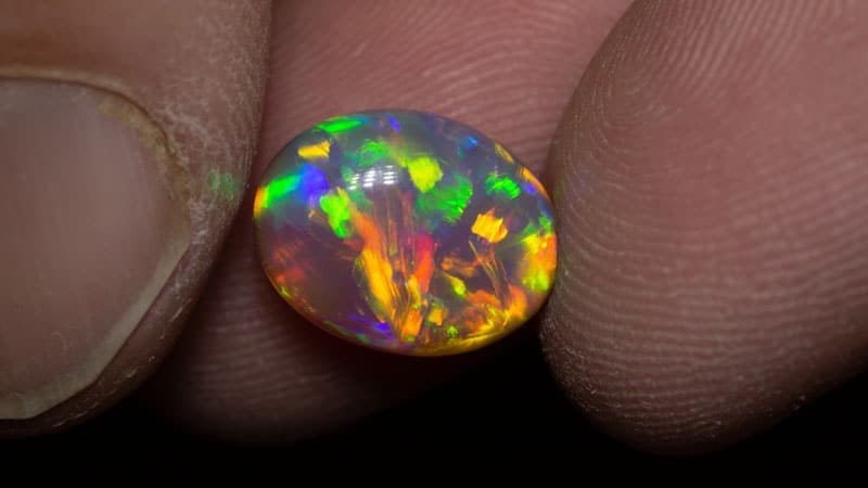 5.61 ct gem crystal opal collectors piece 12.5x10x7mm - Image 2