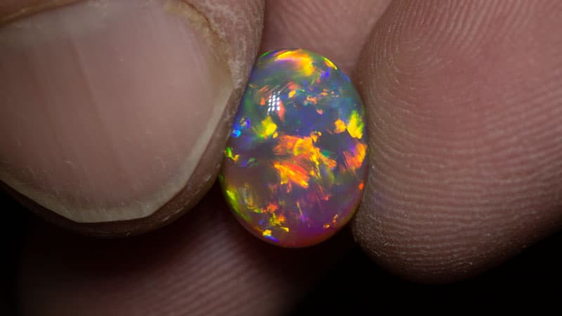 5.61 ct gem crystal opal collectors piece 12.5x10x7mm - Image 5