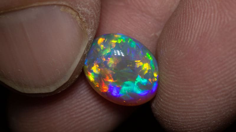 5.61 ct gem crystal opal collectors piece 12.5x10x7mm - Image 6