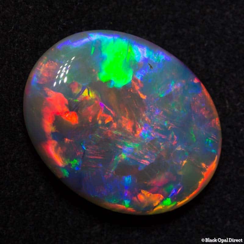 5.68 ct double sided gem crystal opal 15x12x5mm - Image 4