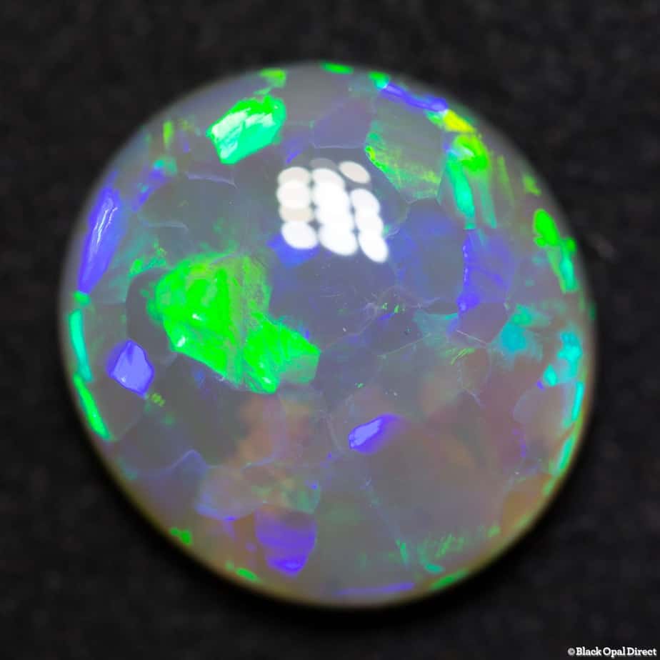5.69 ct semi black opal 13.5x12.5x5mm - Image 3