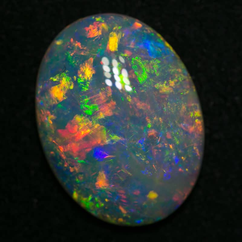 5.79 ct gem double sided crystal opal 17x13x4mm - Image 2