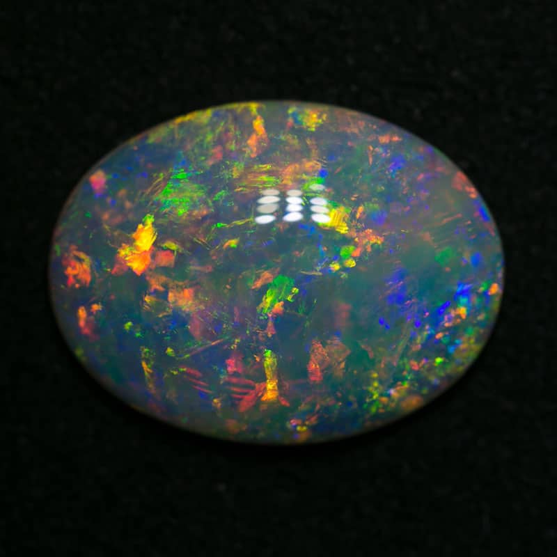 5.79 ct gem double sided crystal opal 17x13x4mm - Image 3